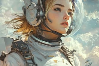 desing a fantasy or sci fi character art