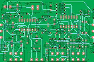 do a pcb circuit design, schematic design, pcb design and pcb board