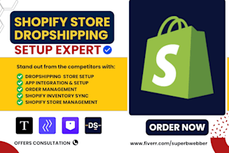 design profitable shopify dropshipping store dsers trendsi eprolo autods website