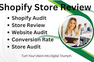 do shopify store review website audit to increase shopify conversion