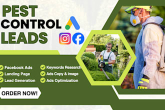generate quality pest control leads lawn care leads design pest control website