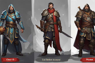 create a dnd art and d and d character for you