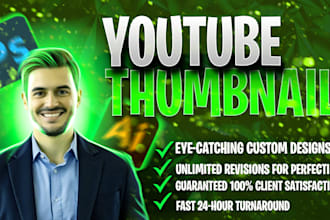 create youtube thumbnails with best thumbnail custom design