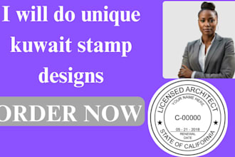 do unique kuwait stamp designs