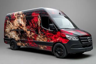 van wrap design, car wrap design, truck wrap design