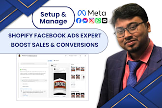 be your shopify facebook ads campaign manager, expert fb marketing