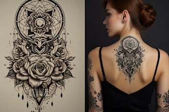 professionally create an exclusive tattoo design