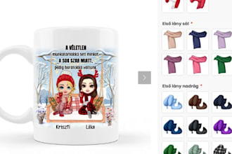 customize your teeinblue customily product personalizer products on shopify etsy