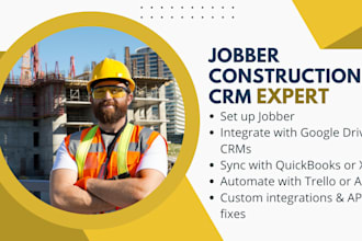 integrate jobber, setup jobber integration with google drive and any software