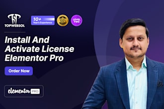 install and activate license elementor pro