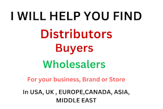 find distributors, buyers for your brand in USA, UK europe, uae, gcc, worldwide