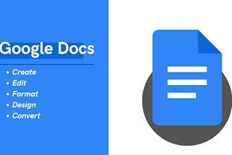 create, edit, format, and design google docs documents