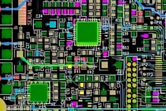 design custom pcb circuit, schematic gerber and bom for high quality fabrication
