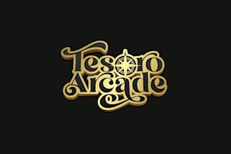 design arcade vintage shop logo