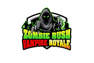 design casual zombie mobile game logo