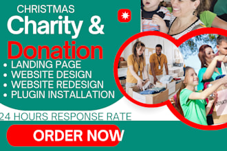 wordpress non profit website non profit fundraising website charity landing page