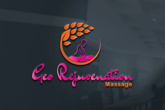 do natural spa yoga wellness health massage therapy skincare logo
