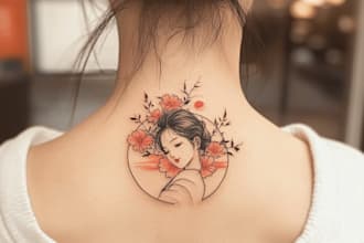 desing a custom japanese tattoo for you