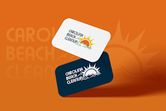 create a modern beach cleanup logo design your brand