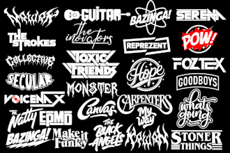 design ,music, dj, rap, brand or hip hop and t shirt logo for you