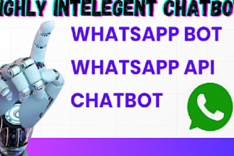 build professional whatsapp bot for your business,api integration,many chat, faq