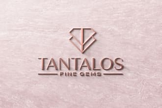 do a minimalist luxury jewelry logo design elegant branding