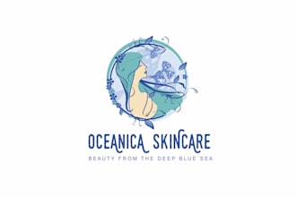 design elegant fashion, cosmetics, beauty, and skincare logo