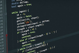 do your cpp projects , debuging , edit your project