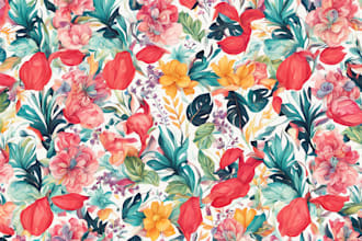 design custom seamless pattern sublimation