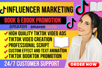 promote your book or ebook on my influencer booktok