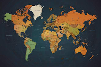draw vector map in illustrator