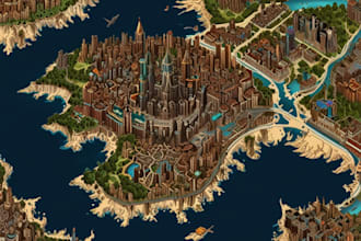 create your fantasy city map