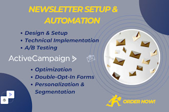 setup professional activecampaign newsletters