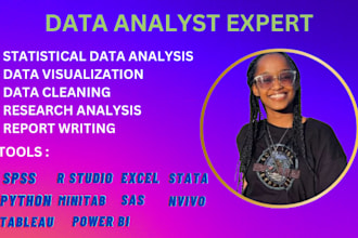 do statistics,coding,data analysis and visualization in spss,tableau,r,sas,excel