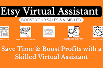 boost your etsy shop virtual assistant for listings ads and sales