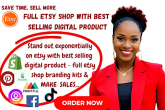 setup etsy shop etsy digital products etsy print on demand etsy SEO etsy shop