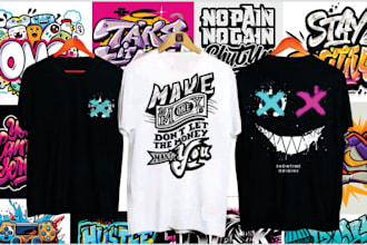 t shirt design typography clothing tshirt illustration vintage streetwear merch