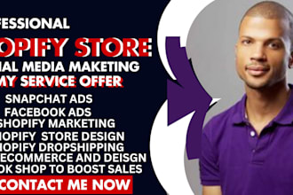 do snapchat ads shopify marketing, facebook ads, tiktok shop to boost sales