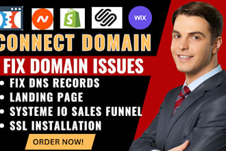 connect domain systeme io sales funnel fix domain issues systeme io landing page