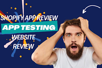 do shopify app review QA app testing with USA store test analyze review your app