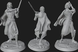 do 3d model 3d sculpting 3d printing 3d statue 3d toy resin stl file tabletop