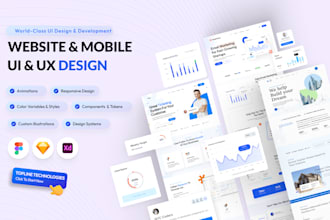 do UI UX design, website, dashboard, mobile app UI UX design