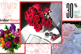 build flower shopify store florist website bouquet store flower garden website