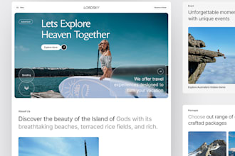design travel agency website travel affiliate website travel agency website