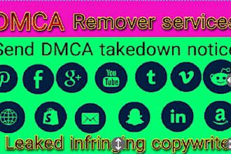 takedown content from tiktok, reddit, yt,fb, insta,x, shopify