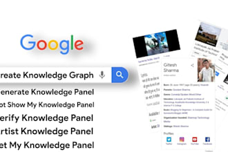 create a verified and approved google knowledge panel for personal and business