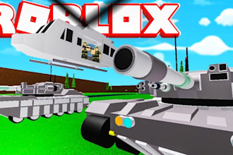 develop any roblox game,tycoon military war game,rpg game, ui ux,obby for you