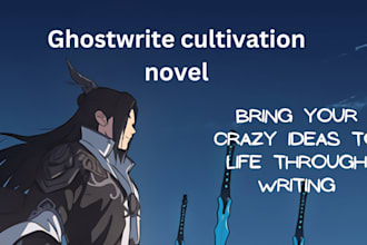 ghostwrite fiction cultivation novel that contains romance, mystery and action