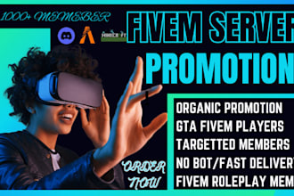 promote dayz rust minecraft roblox discord fivem server fivem advertisement