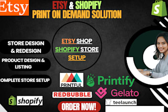etsy print on demand shopify print on demand printify printful gelato ecwid pod